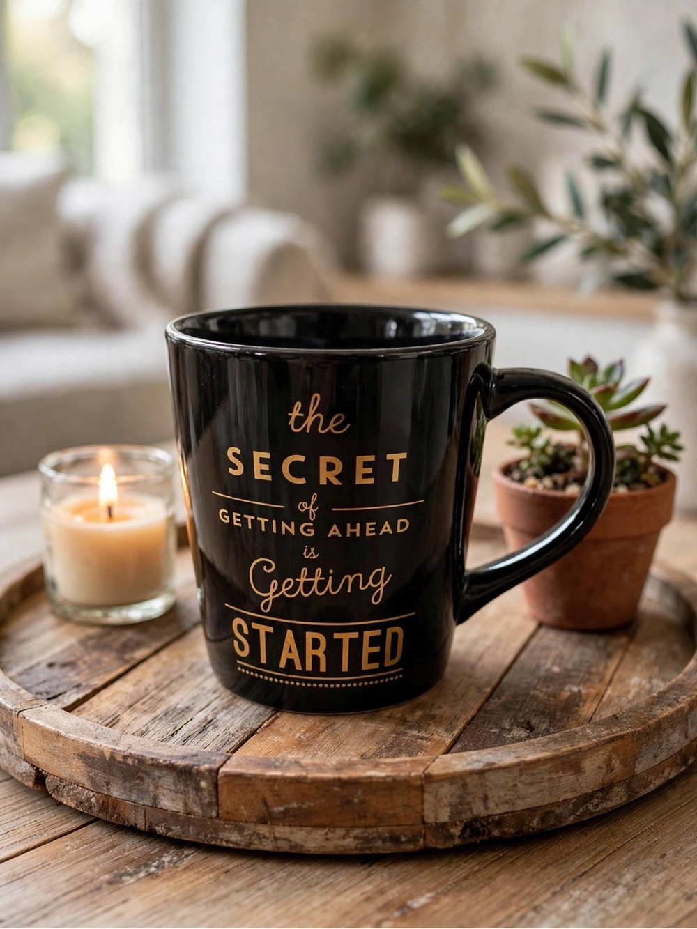 Indigo Secret of Getting Ahead Mug